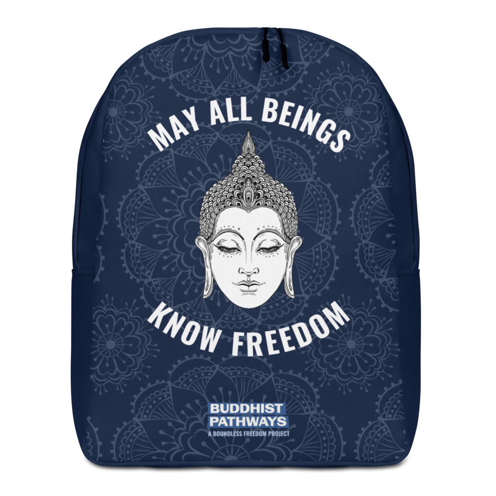 BUDDHIST PATHWAYS MINIMALIST BACKBACK