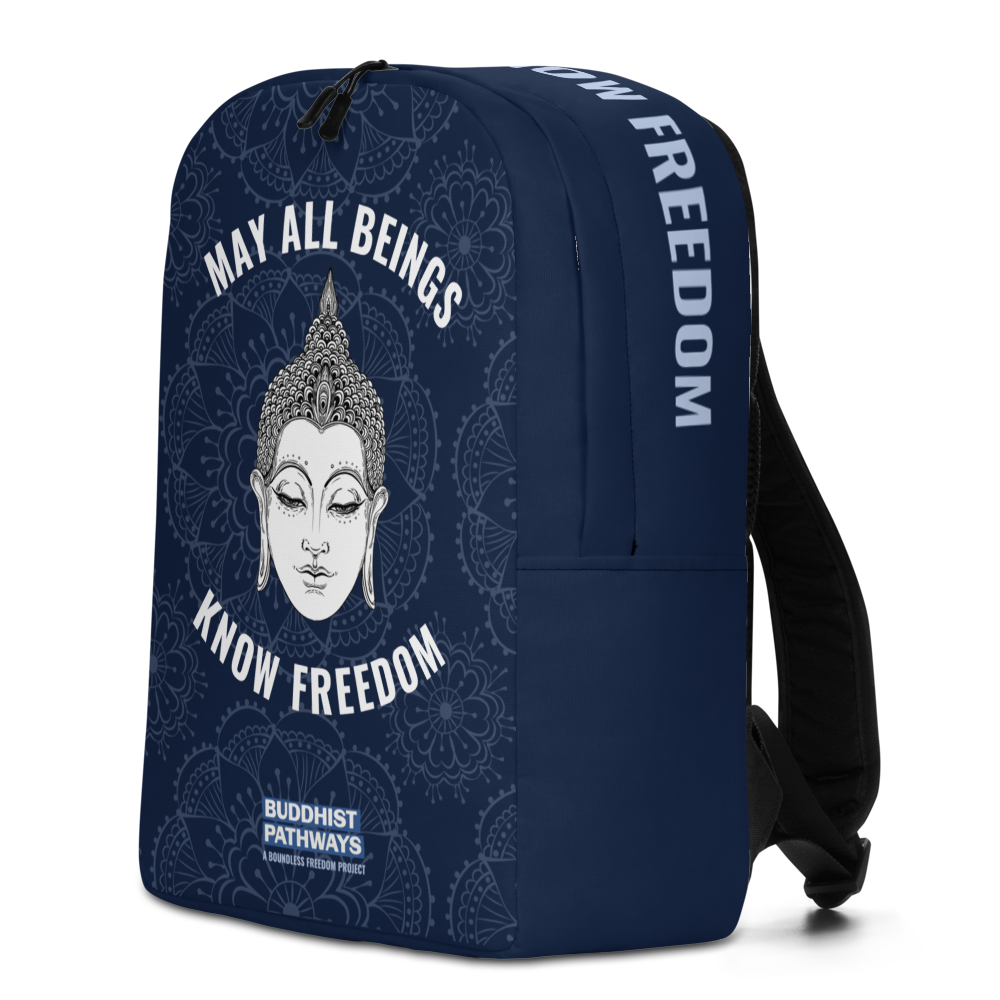 BUDDHIST PATHWAYS MINIMALIST BACKBACK