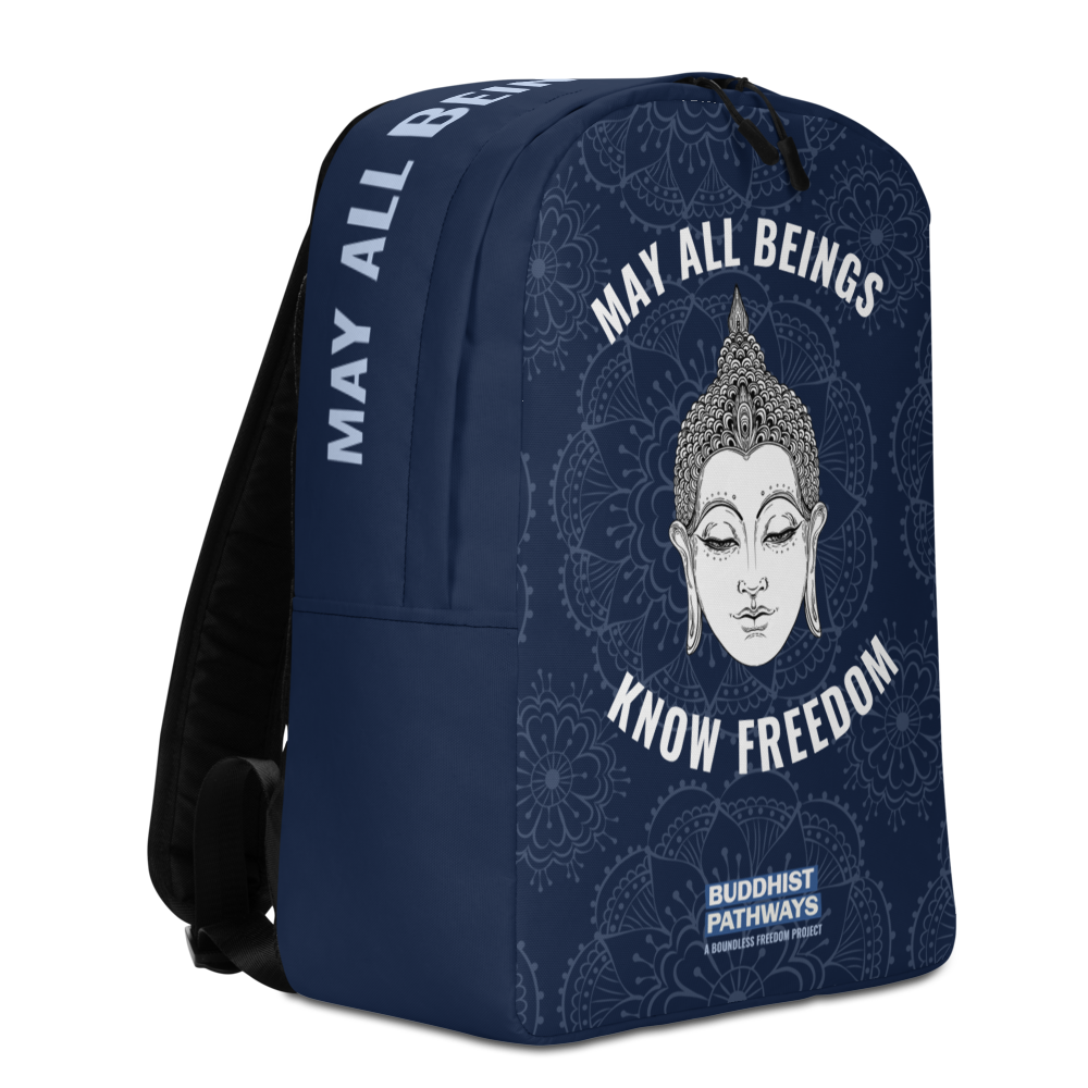 BUDDHIST PATHWAYS MINIMALIST BACKBACK
