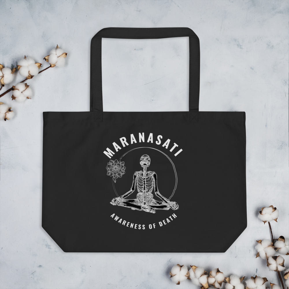 DEATH MEDITATION ORGANIC COTTON TOTE