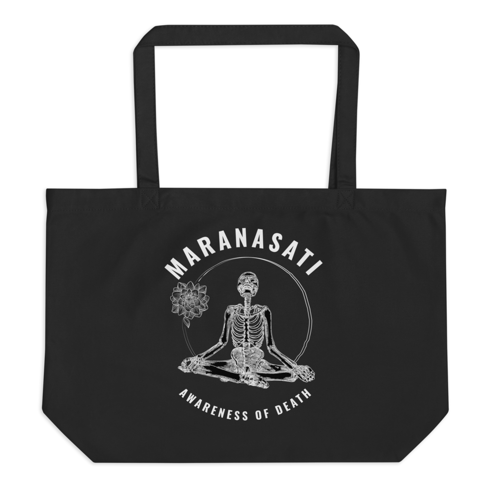 DEATH MEDITATION ORGANIC COTTON TOTE