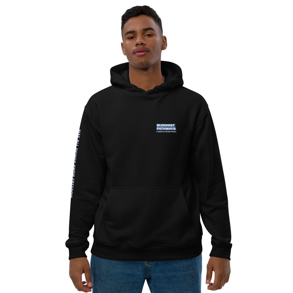 BUDDHIST PATHWAYS ECO HOODIE (INCLUSIVE SIZING)