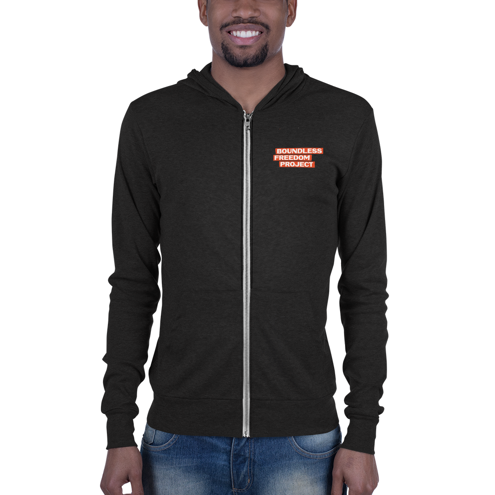 LIGHTWEIGHT ZIP UP MUDRA HOODIE (ALL GENDERS)