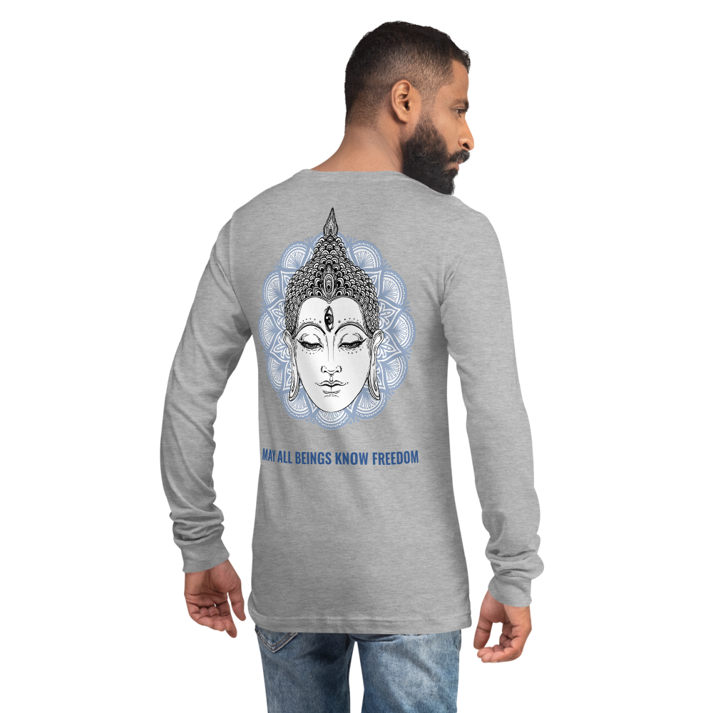 LONG SLEEVE BUDDHIST PATHWAYS TEE (UNISEX)