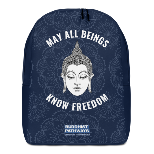 BUDDHIST PATHWAYS MINIMALIST BACKBACK