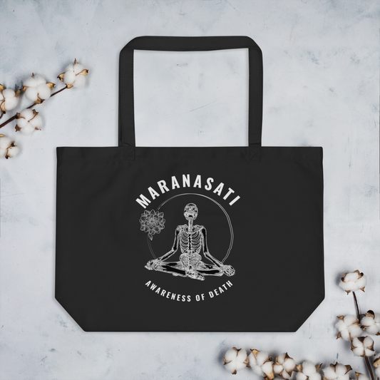 DEATH MEDITATION ORGANIC COTTON TOTE