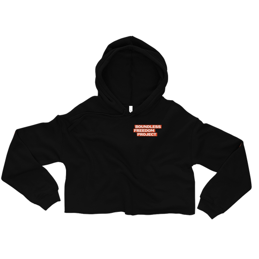 CROPPED LOGO HOODIE WITH MUDRA
